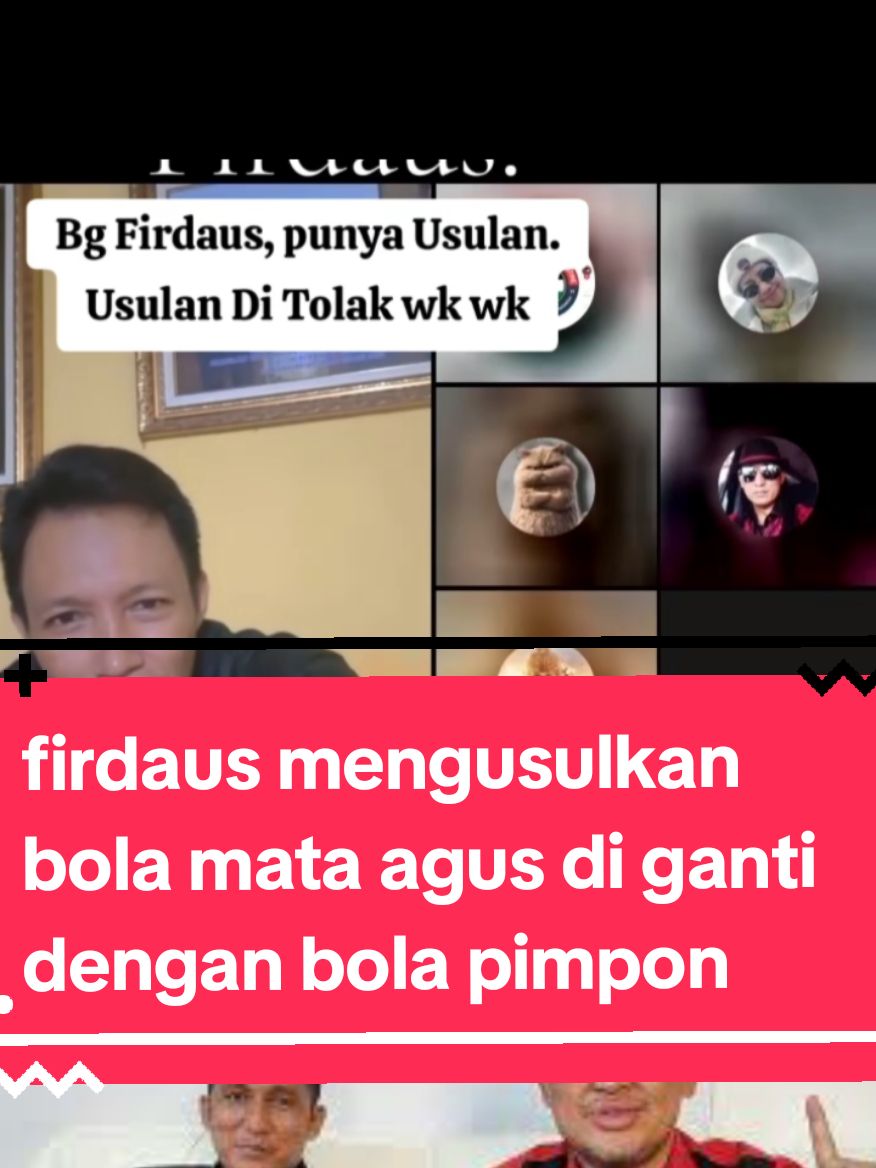 firdaus mengusulkan bola mata agus di ganti dengan bola pimpong hotmanparis #novi #zanzabella #dennysumargo #pratiwinoviyanthi #farhatabbas #hotmanparis #agus #viralvideo #viral #fyppppppppppppppppppppppp #tiktok #novi #rdlaw #trendingvideo #trending #fypage #foryou #fypシ゚ #fyp