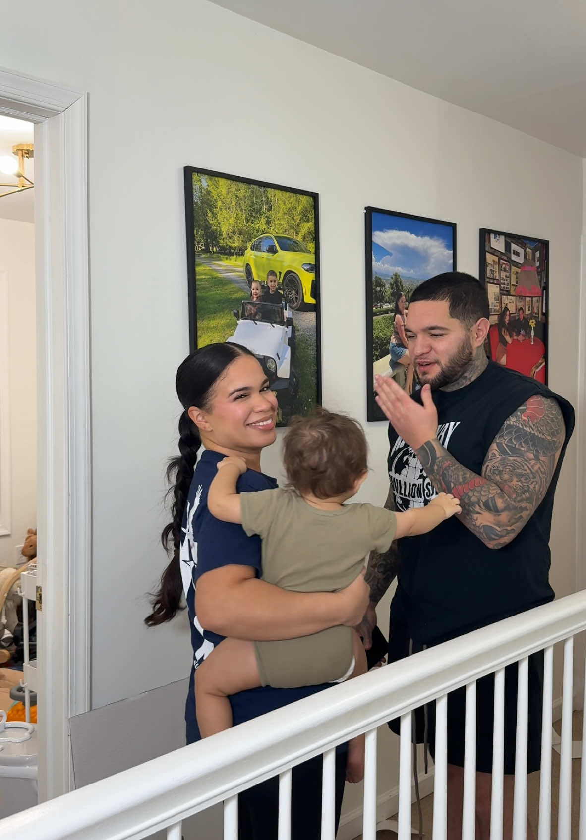 Finally putting up pics on our walls 🤭 #Vlog #family #couple #trending #Vlogmas @Mixtiles 
