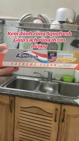 Giúp răng trắng thơm miệng với kem đánh răng Aquafresh#kemdanhrang #xuhuong #viralvideo 