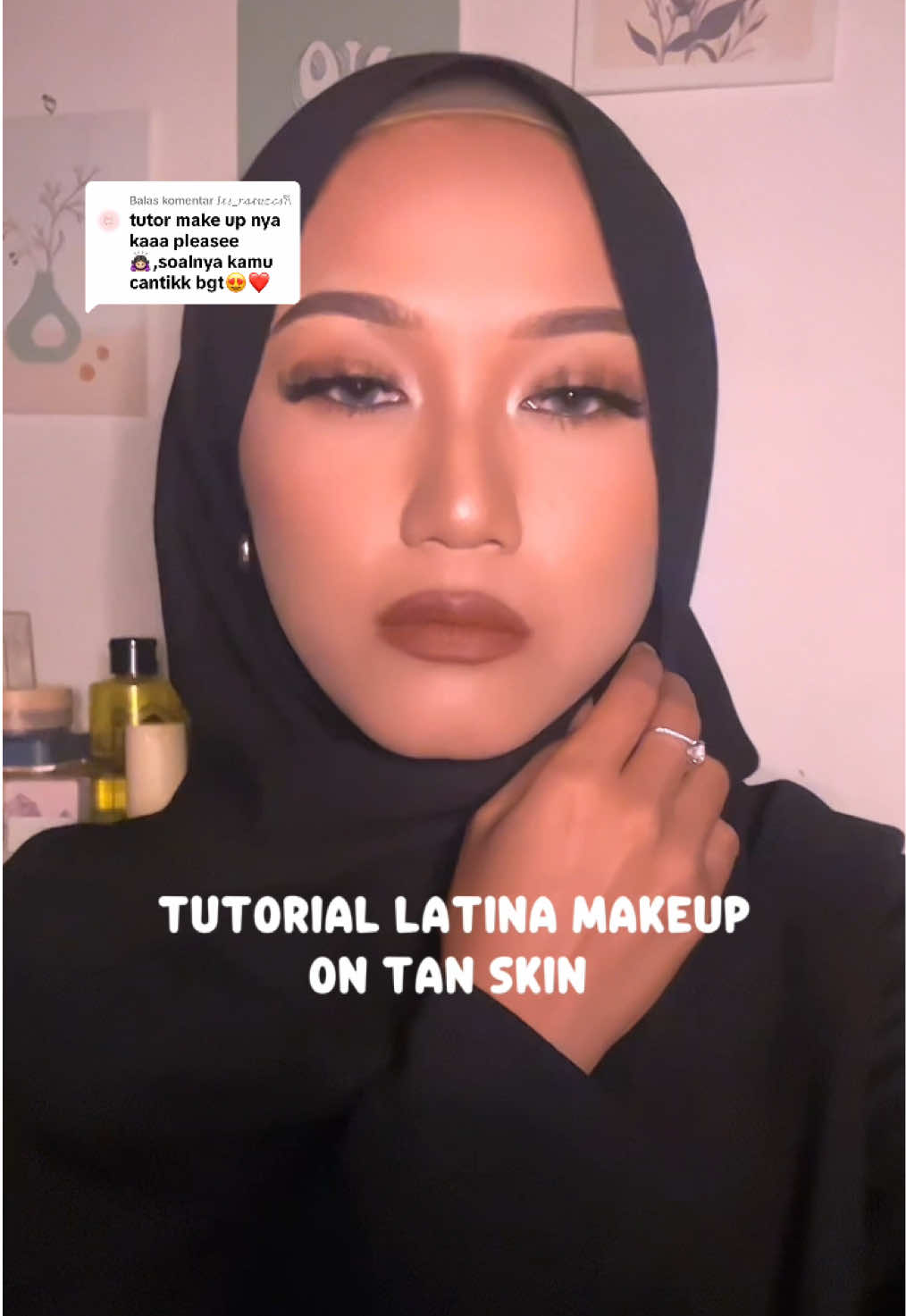 Membalas @𝐼𝓉𝓈_𝓇𝒶𝓉𝓊𝓏𝒸𝓈𐙚 Tutorial Latina Makeup #tutorialmakeup #fyp #4u #makeuptutorial #latinamakeup #tutorialmakeuplatina #tanskin 