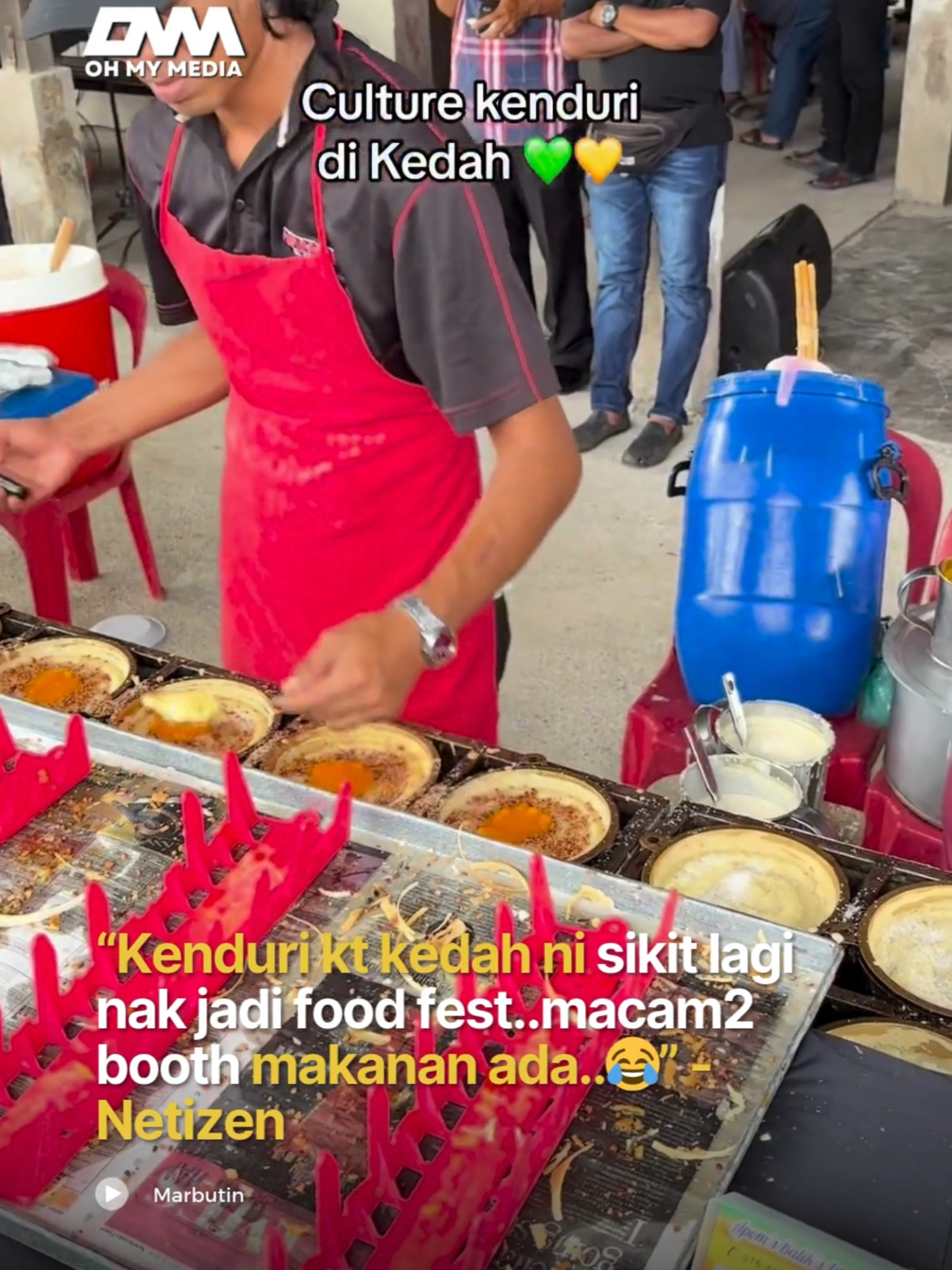 Paling penting 'food fest' kat sini free😋 #ohmymedia #ommbest #videoviral #kendurikahwin #foodfest