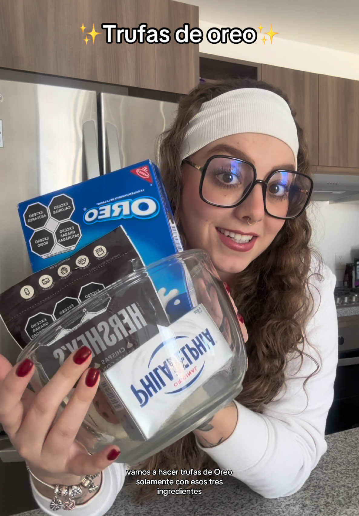 Tres ingredientes nada mas 👩🏼‍🍳 #Receta #trufas #oreo 