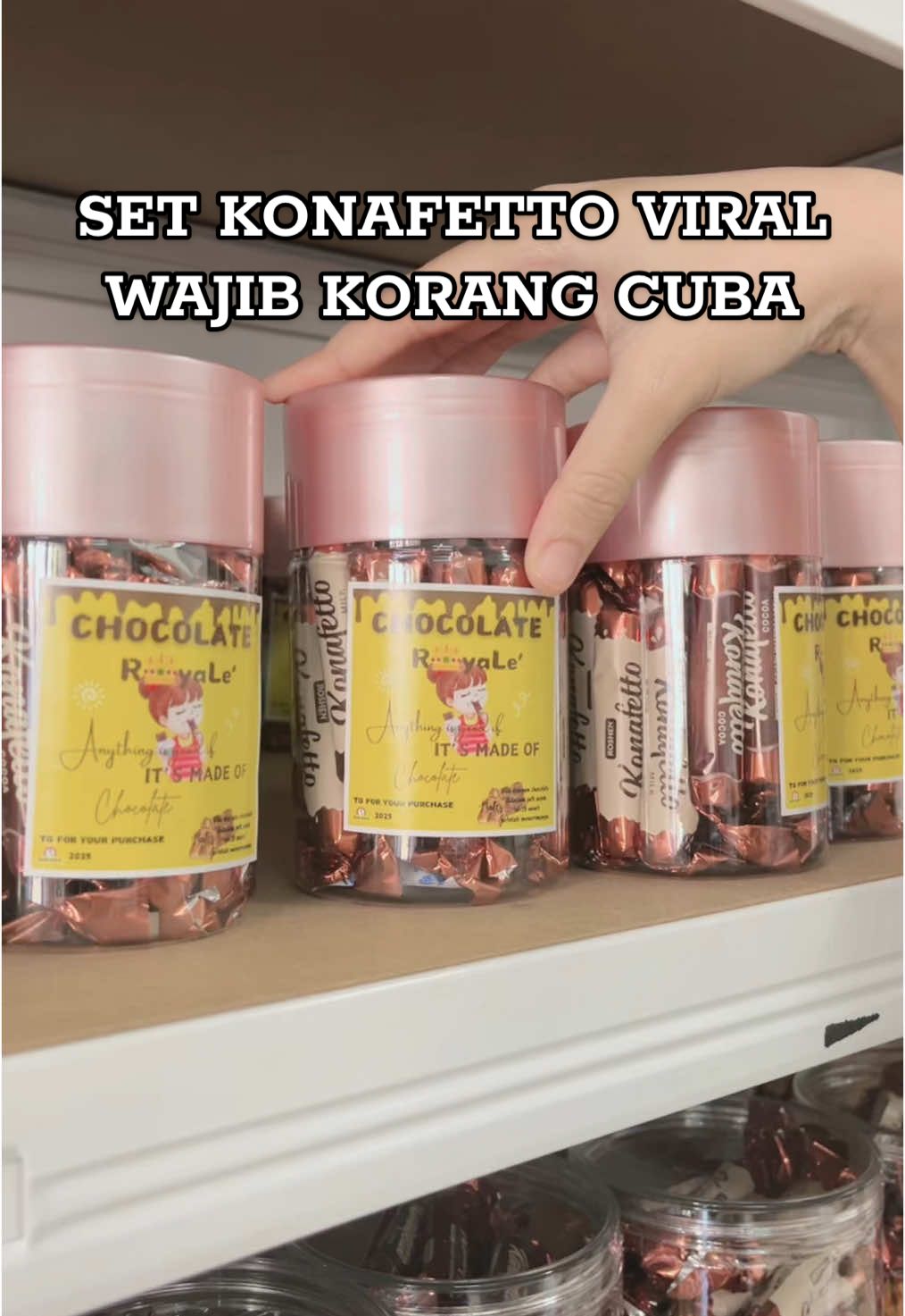 @Chocolate Royale’ 2.0  Untuk yang nak cuba konafetto viral ni wajib try set trial kalau nak jimat terus ambil set borong  #roshenchocolate #TikTokLIVE #konafettoviralmekah #konafettosedap #konafetodubai 