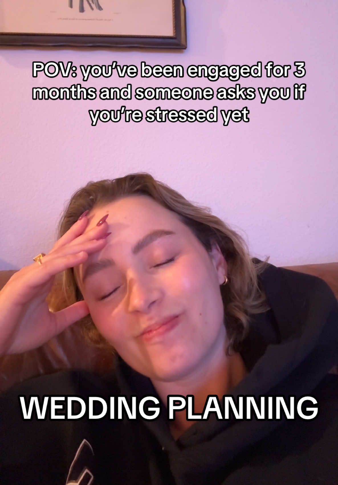 Wedding planning is not for the faint of heart I’ll tell you that much #weddingtiktok #newlyengaged 