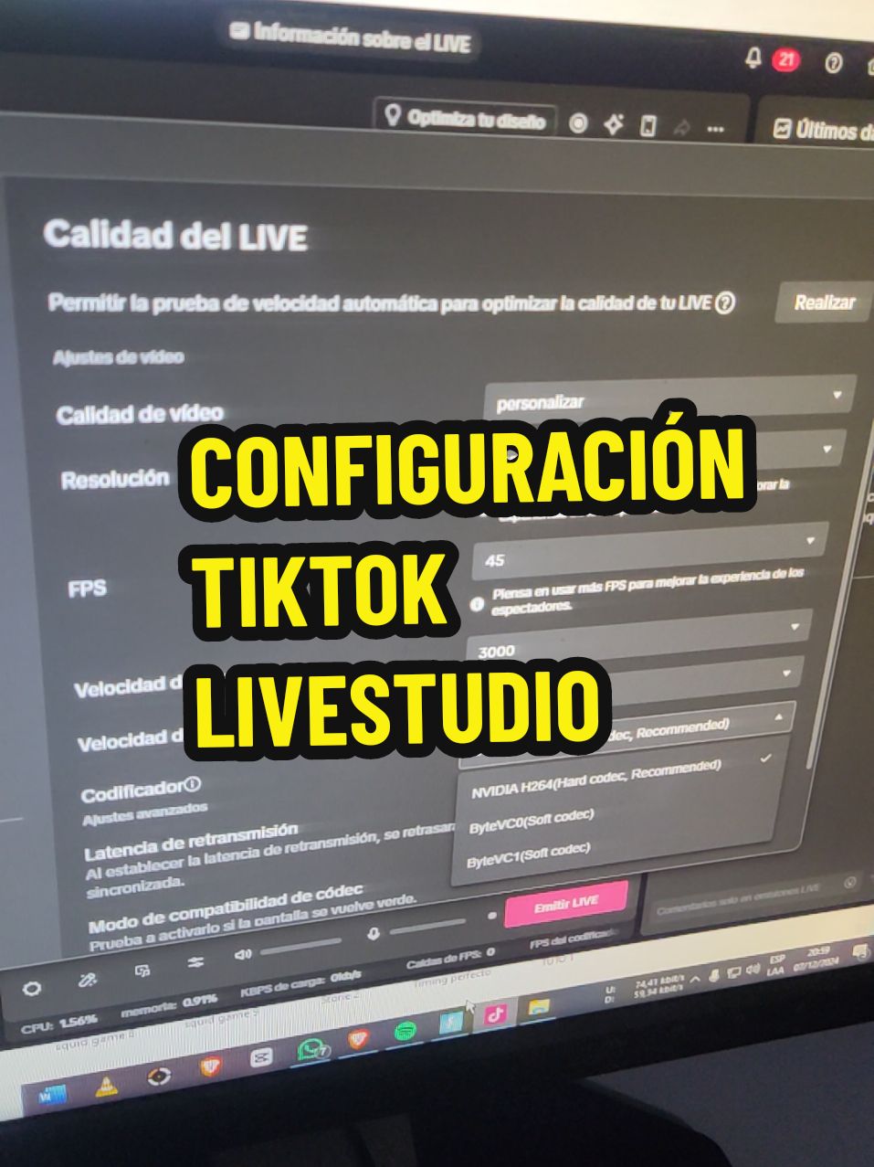 CONFIGURA ASI TU TIKTOK LIVE STUDIO #fortnite #tiktoklivestudio #tiktok #stream #streaming 