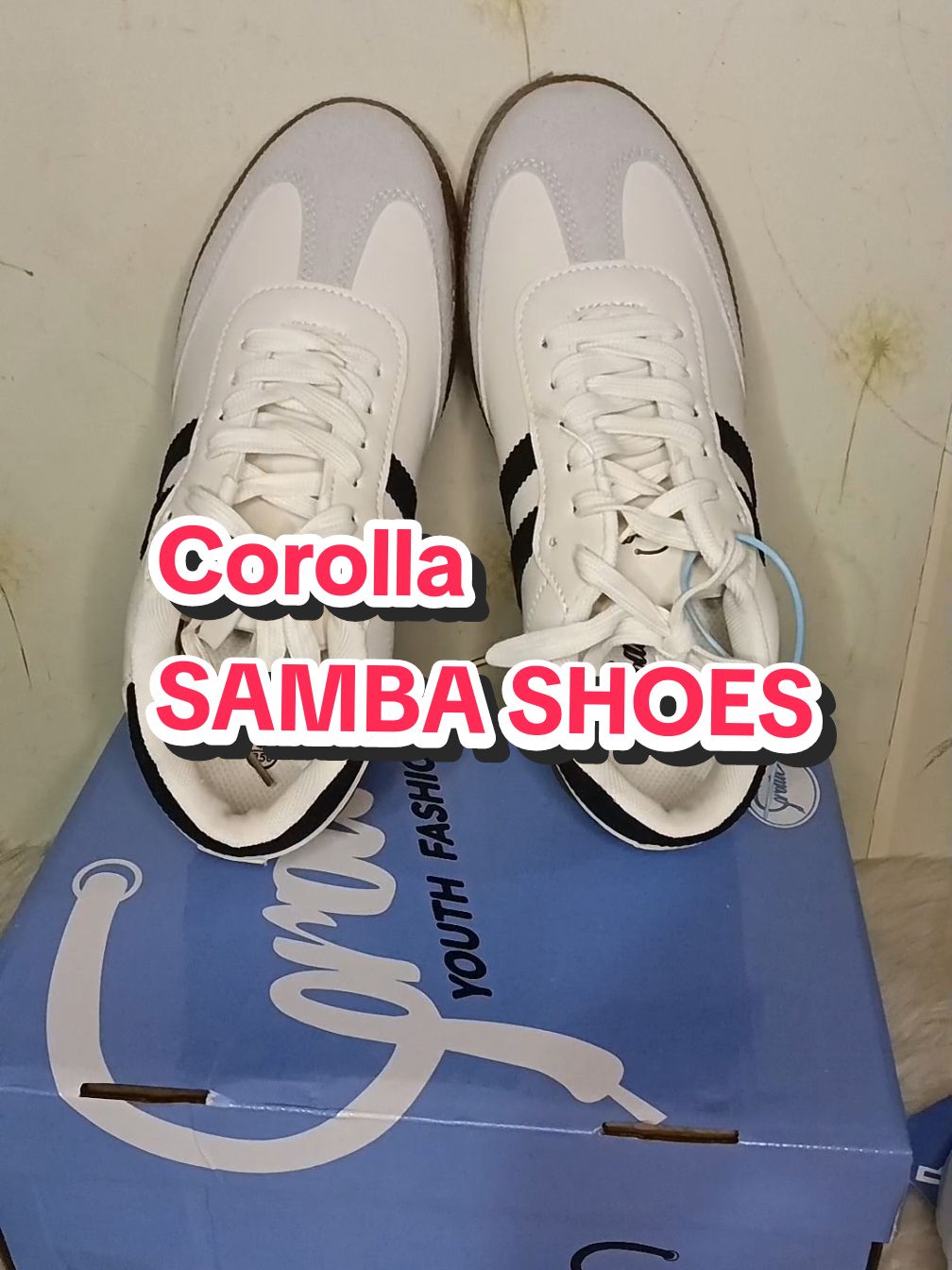 Get yours now the Corolla Samba shoes! Perfect for your OOTD this Christmas 😍#corollashoes #corolla #sambashoes #corollachallenge #shoes #OOTD #COROLLA #trendyshoes #affordable #ootdforchristmas 