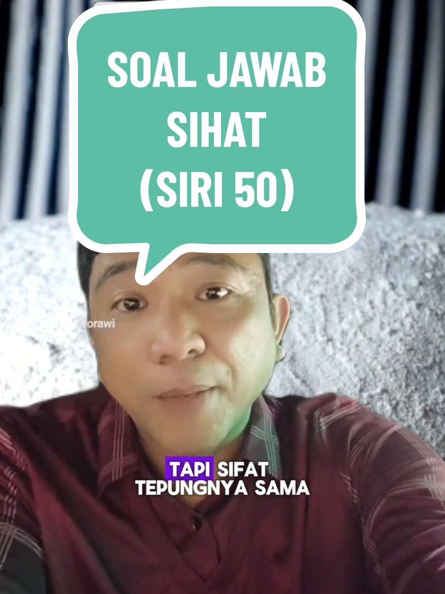 SOAL JAWAB SIHAT ( SIRI 50) Tepung Beras/Ubi/Pulut/Jagung ni tinggi GI ker?   #kesihatandenganilmu #sifuhidupsihat #drnorman #glutenfree #glycemicindex 