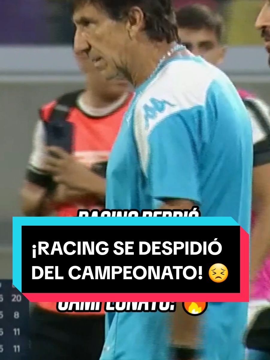 ¡QUEDÓ SIN CHANCES! 😣🔥 #Racing cayó 3-1 ante #CentralCordoba y quedó sin chances de pelear por el campeonato  📺 ESPN Premium - Suscribite al Pack Futbol  #TikTokDeportes #Futbol #Gol #Goles #Argentina 