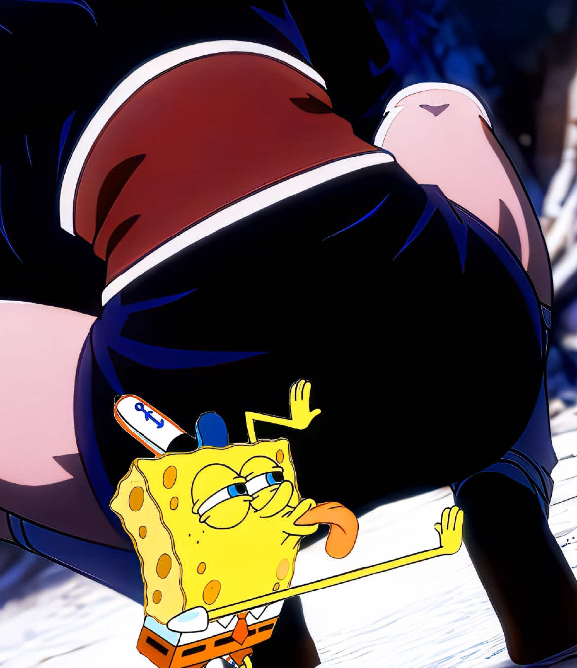 What spongebob doin 😭🙏🏼 #nemu #mayurikurotsuchi #tybw #bleachanime #edit #animetiktok #sensq #chifasquad 