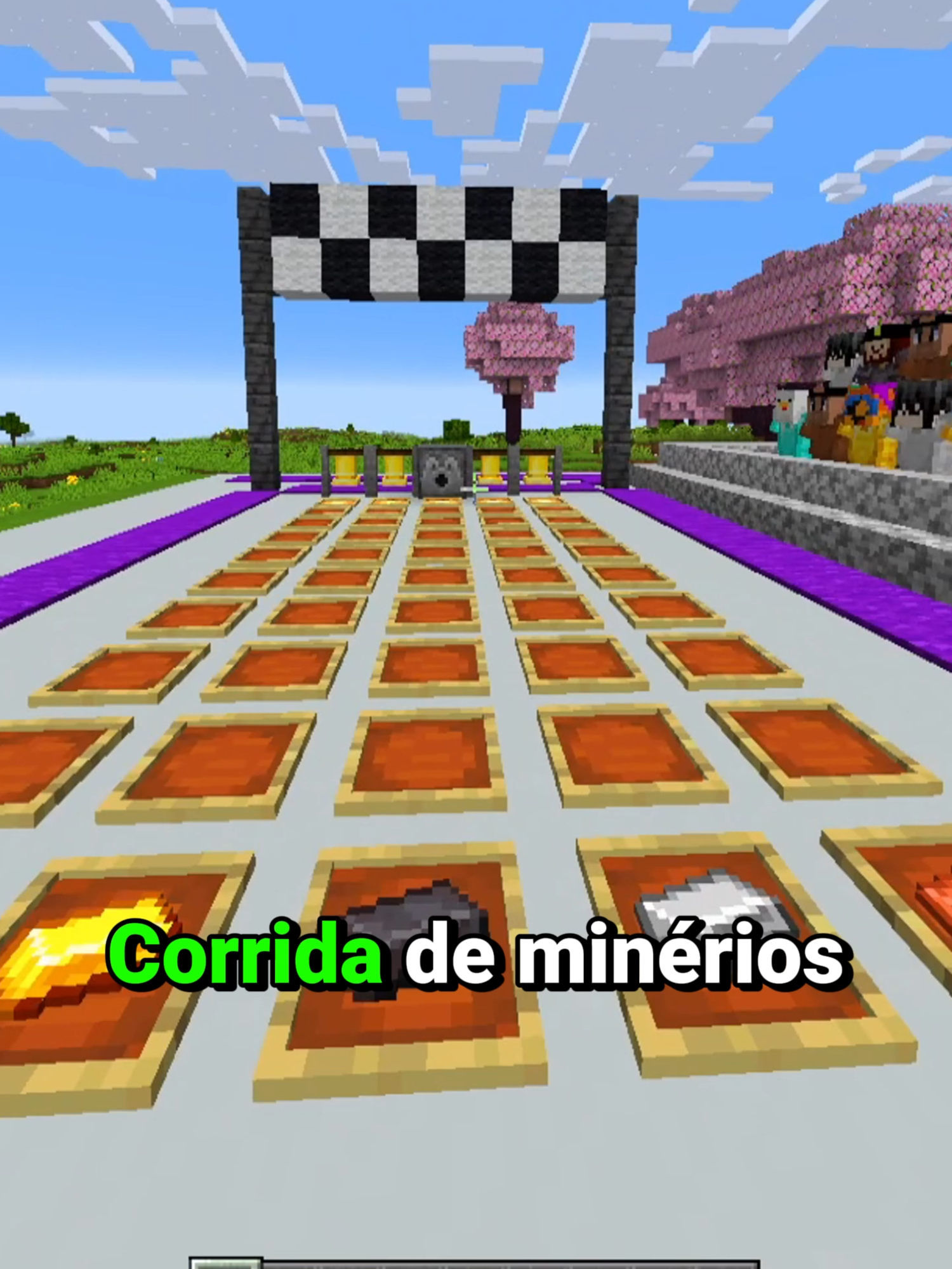 Corrida de minério no Minecraft 01 #Minecraft