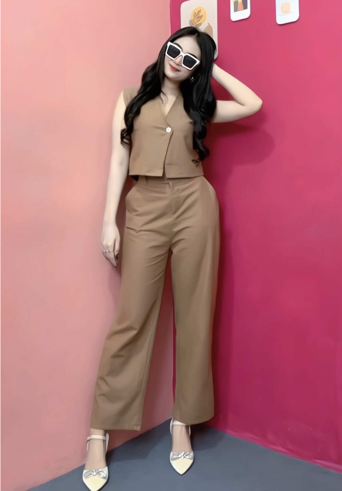 Oneset cantik🤎 #outfitidea #OOTD #oneset #onesetmurah #onesetkekinian #fypシputriazh #belilokal #belilokal1212 