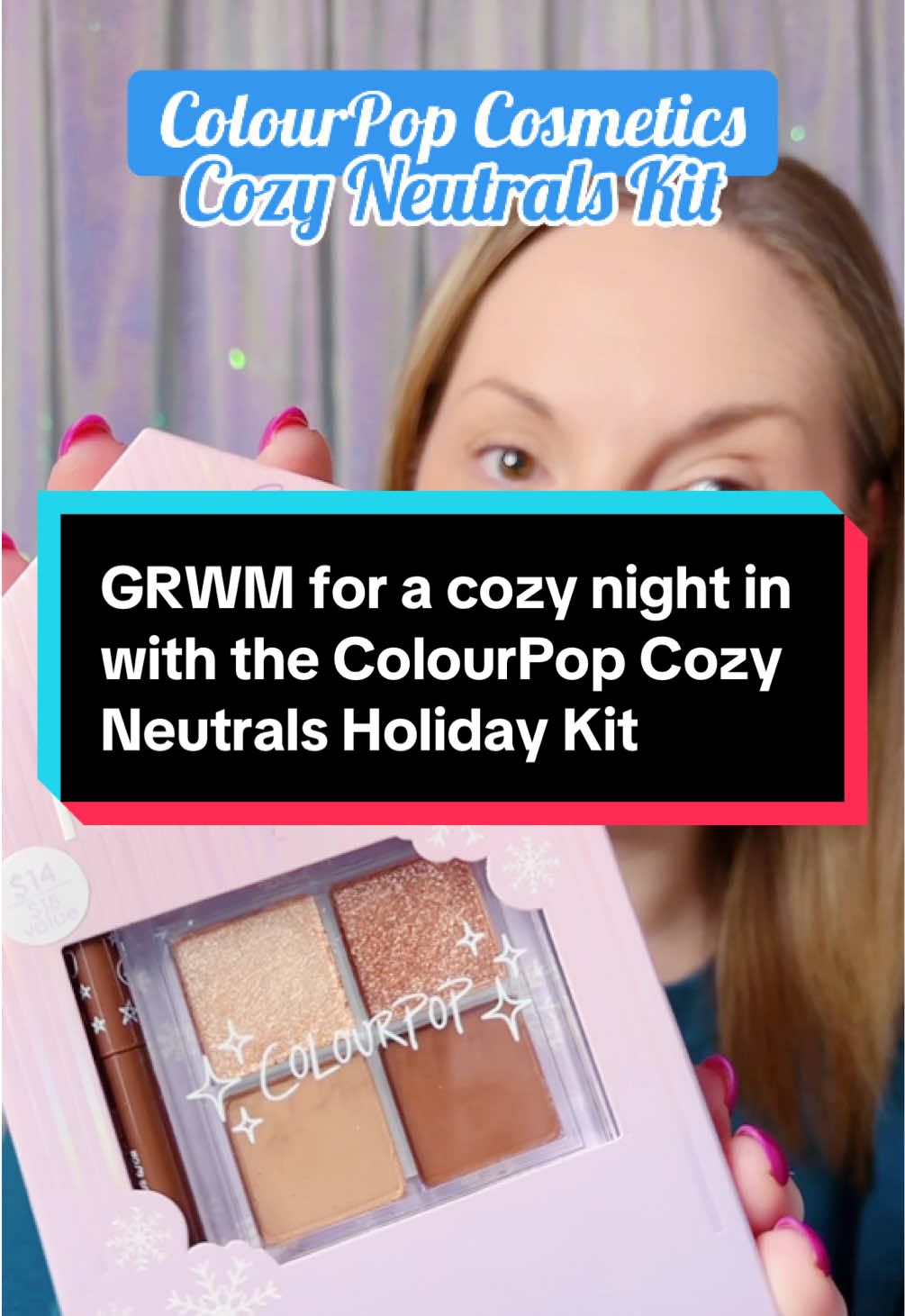 Get ready with me for a cozy night in with friends using the @ColourPop Cosmetics Cozy Neutrals Kit. Cozy Neutrals is a limited-edition holiday kit featuring an all-new palette and bestselling gel liner! •Sweetie Eyeshadow Palette – sparkling golds and warm nudes in matte and metallic finishes •BFF Crème Gel Liner in Sunnyvale – creamy, ultra-pigmented, waterproof, 18HR gel liner in matte chestnut brown #colourpop #colourpopcosmetics #cozyneutralskit #makeupkit #affordablemakeup #stockingstuffers #holidaygiftideas #colourpopholidaykits  @omgmeghanleigh 