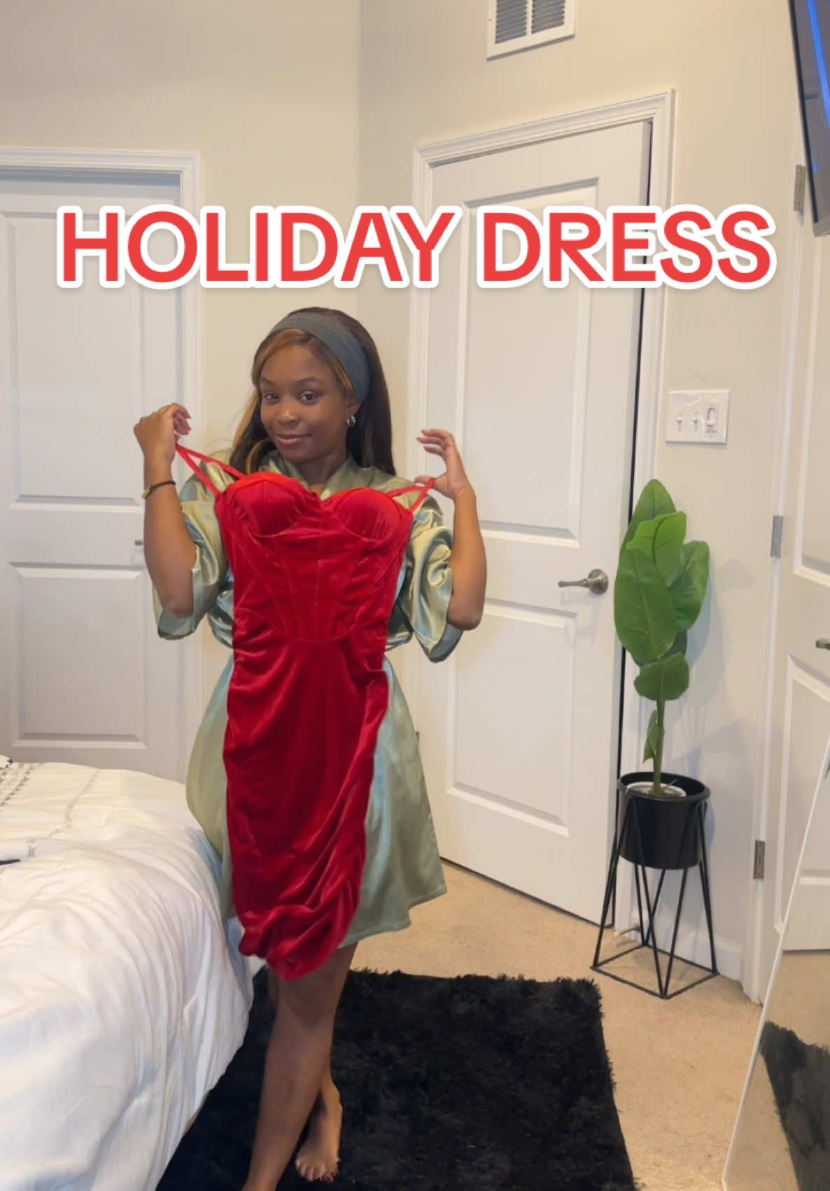 Another affordable dress for the girls💋😍 Red is such a winter color ❤️  So obsessed with this look. Such a classy demure dress. The color of this dress is popping 😍 Ladies i got it in a small and it fits perfect. I love that i can adjust the brawn straps to fit as comfortable as I like. That’s a plus. DRESS IS UNDER $20💃🏽 #blackfridaydeals #nightdress #cybermonday #giftsforher #reddress #holidaylooks #flashsales      #ttslevelup #ttsdelight #cybermonday 