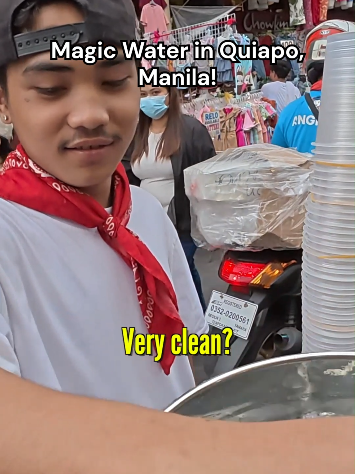 Magic Water in Quiapo, Manila! 🇵🇭 #manila #philippines #phtiktok #fyp