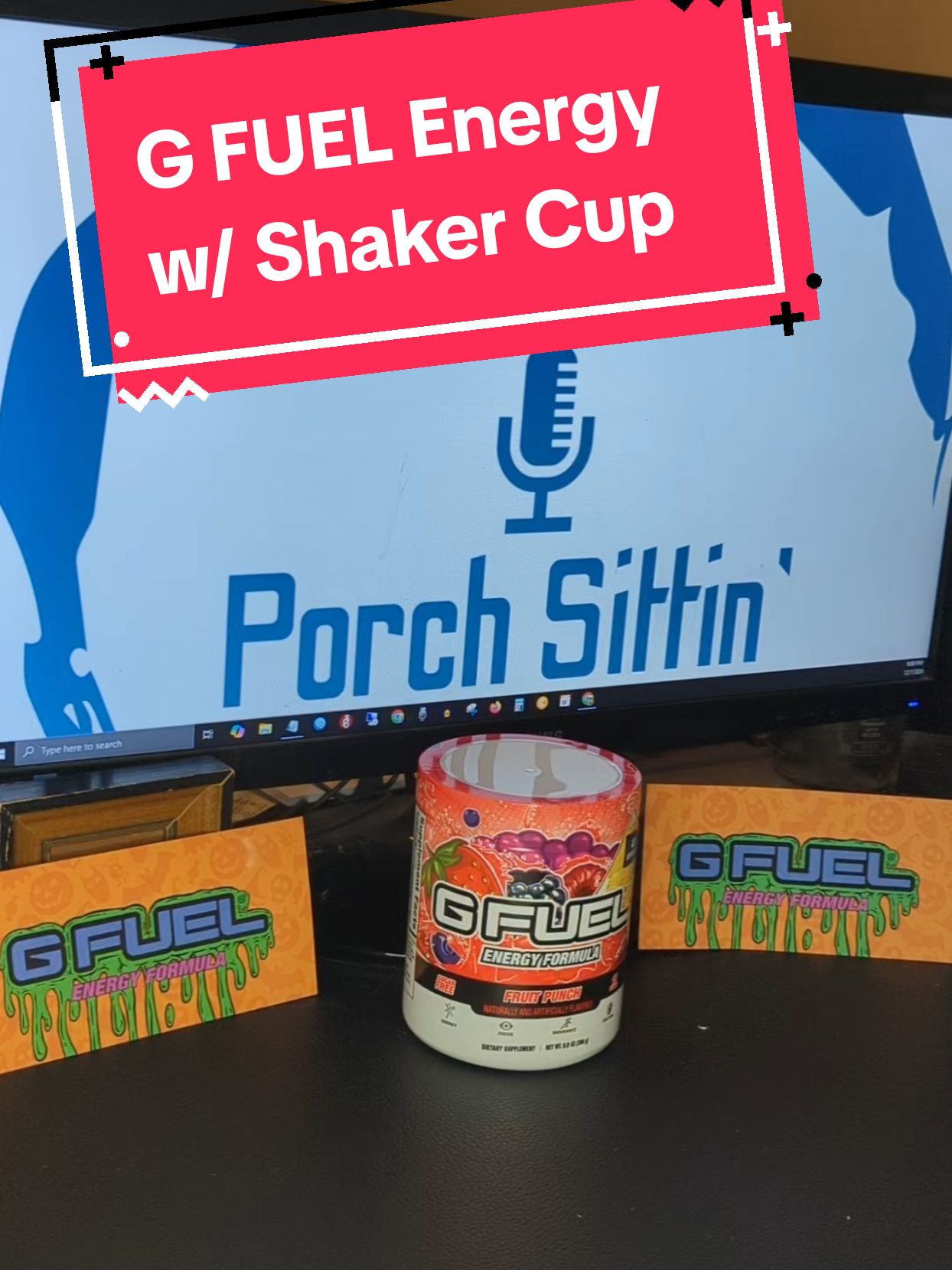 G FUEL Energy w/ Shaker Cup #gfuel #energydrink #sugarfree #gaming #gamerfuel #pewdiepie #fypage 