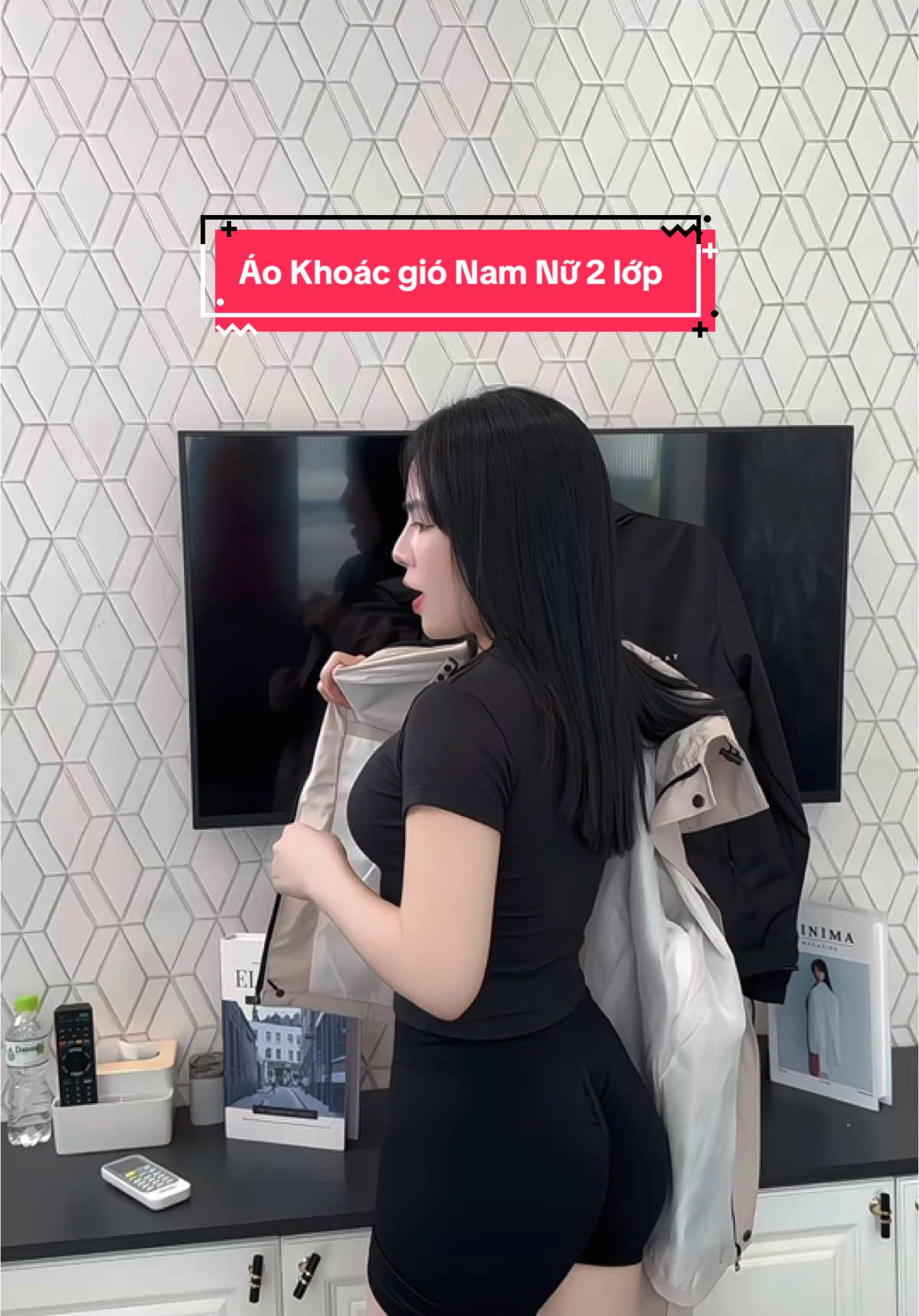 Áo Khoác gió Nam Nữ 2 lớp