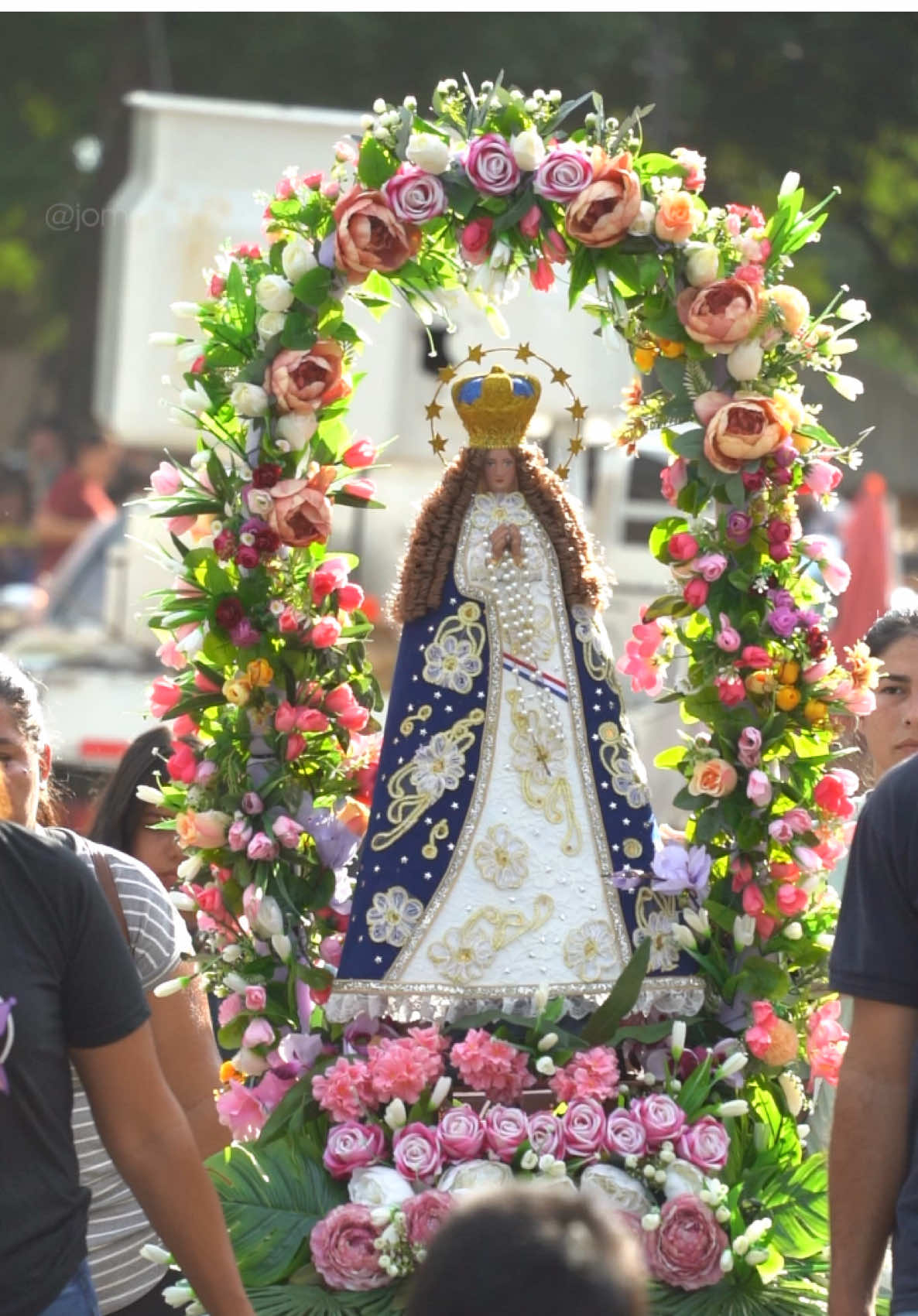 Otro agradecido 8 de diciembre en Caacupé 🙌🏼✨🙏❤️