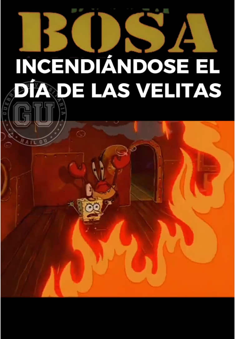 Bosa a fuego en este dia de las velitas 