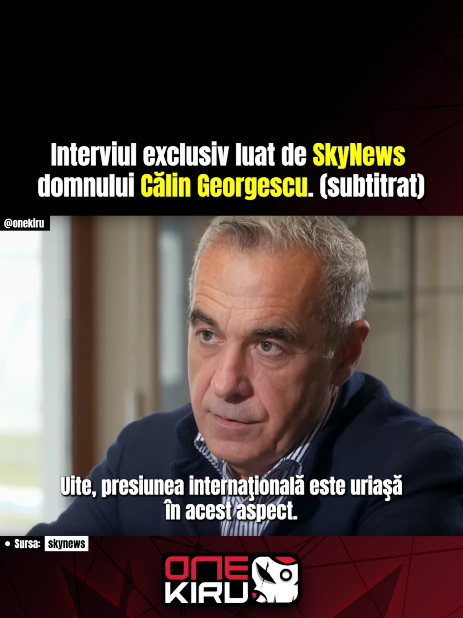 Interviul dat in exclusivitate pentru SkyNews de catre candidatul la presedentie Calin Georgescu. Semnati petitia voturilor libere pe www.alegerilibere.ro !! #romania #romania🇷🇴 #fyp #alegeri2024 #2024 #alegeri #stiri #informatie #georgescu