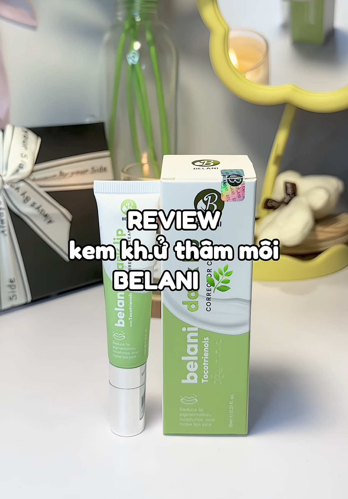 ai đang lo ngại về đôi môi bị thâ.m thì tham khảo em nha 🌿 #unboxing #unbox #review #belani #kemthammoibaleni #duongmoibelani 