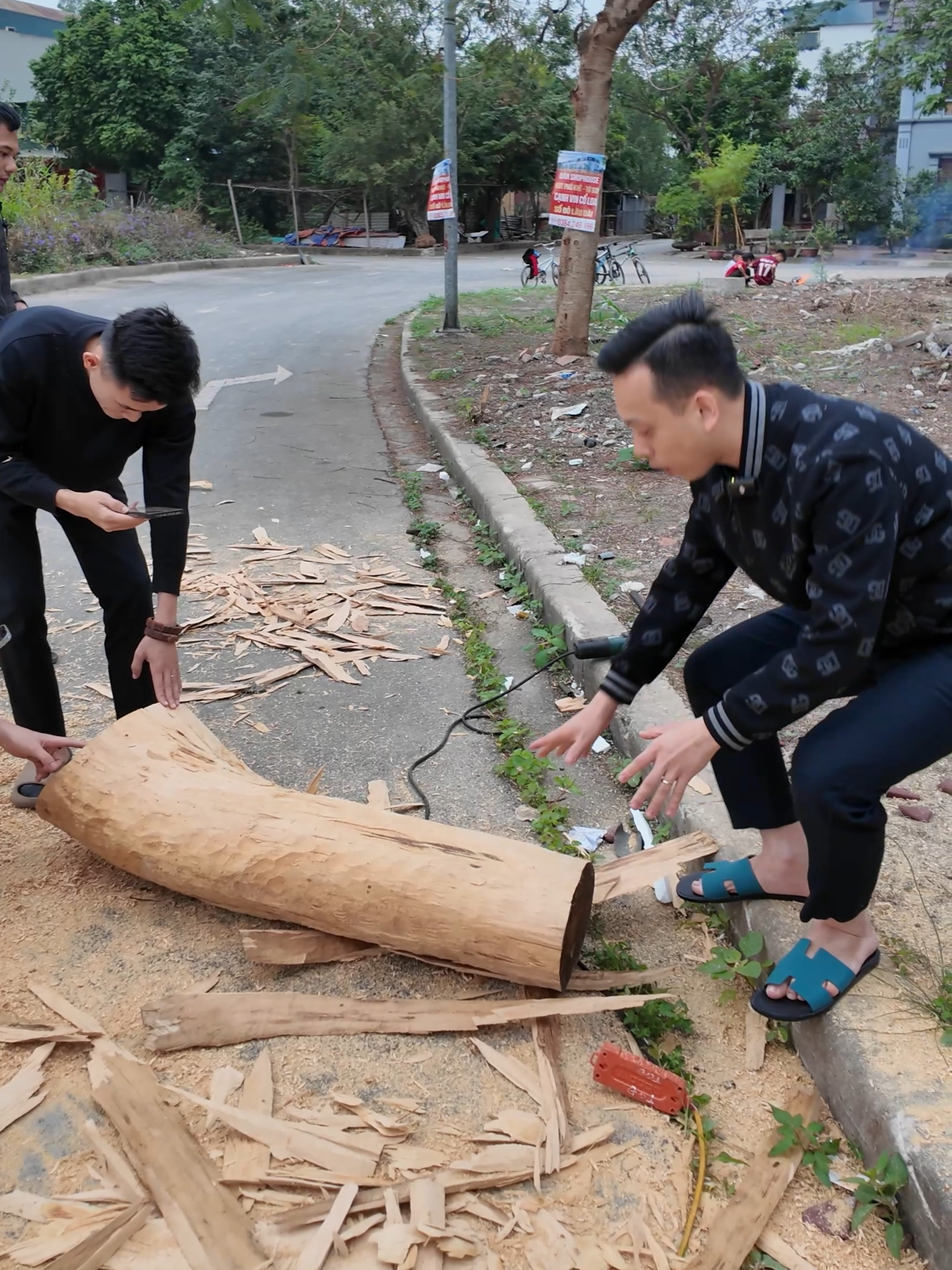 Tạc hết dác gỗ, mang  thả chìm phôi gỗ hơn 800 củ 1 lần nữa và cái kết #tuonggodeplive #thamdinhgoquy #hoangdantuyetlangson