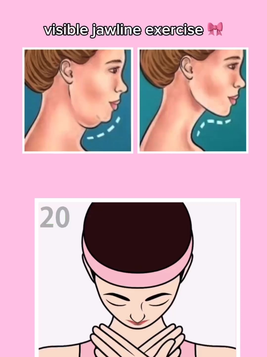 visible jawline exercise🎀#exercise #GlowUp #viral #foryoupage #workout #tutorial #girltips #fürdich #fy #fyp #furdich #foryou #jawline #jawlinecheck #jawlinechallenge #fatloss #facefat #facefatloss