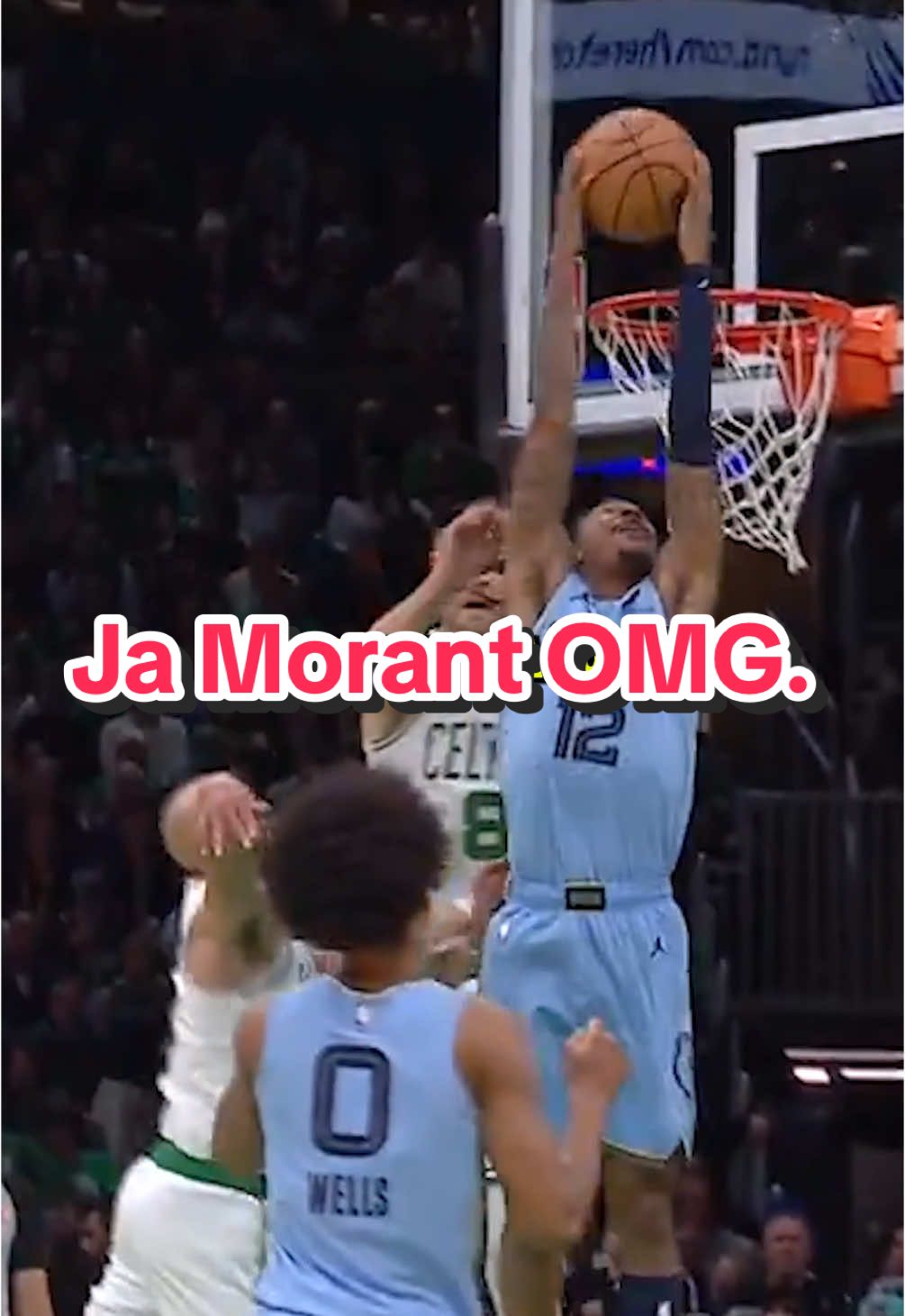 JA MORANT IS RIDICULOUS 🤮 #NBA #basketball #dunk #jamorant #ballislife 