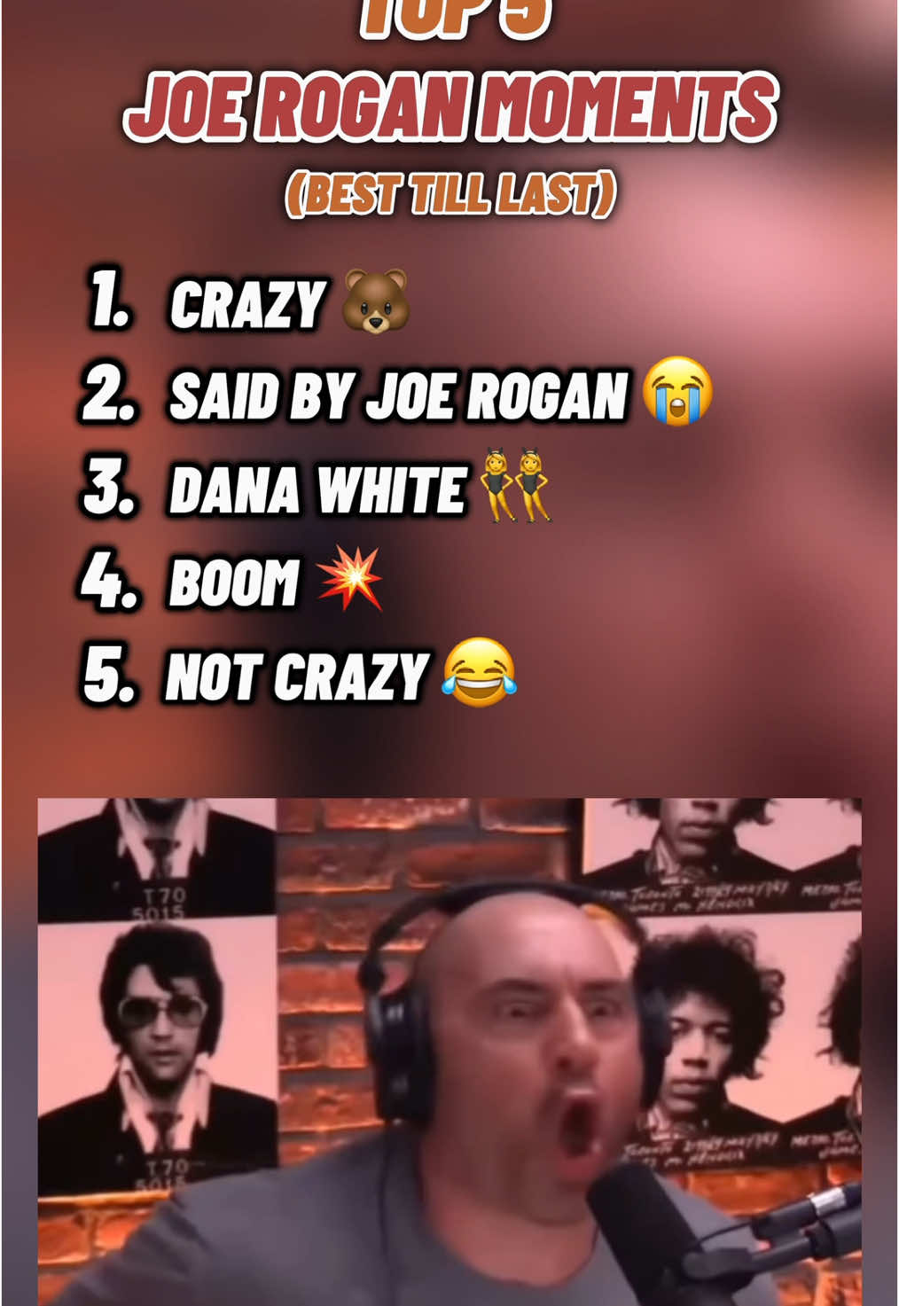 Top 5 Joe Rogan Moments 😂 #fyp #foryou #foryoupage #top5 #moments #viral #xybca #funnymoments #funny #funnyvideos #joerogan #rogan #joeroganpodcast #joeroganclips #joeroganexperience #jre #jreclips 