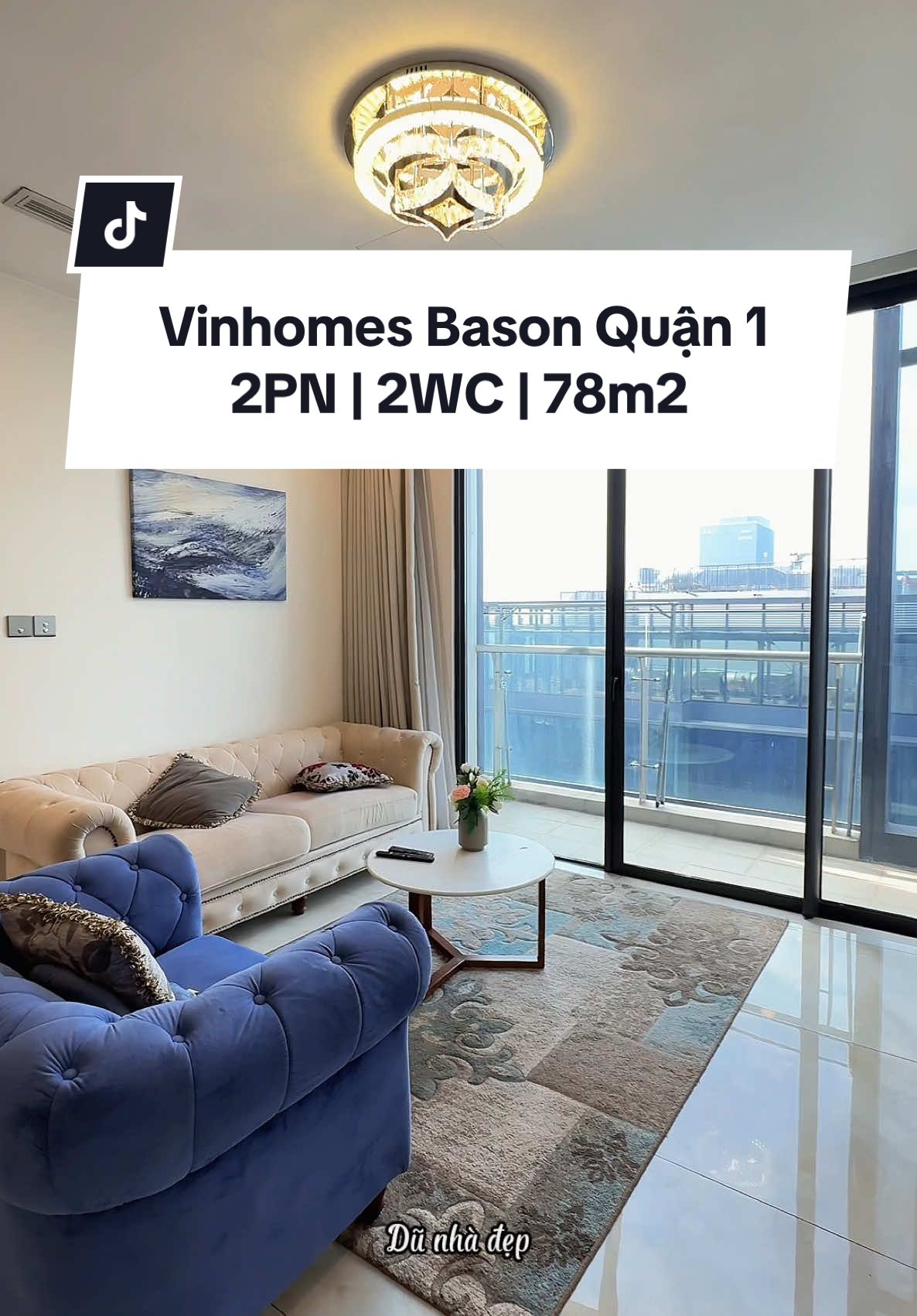 Căn hộ 2 phòng ngủ tại Vinhomes Bason Quận 1 #dunhadep #luxuryhomes #vinhomesbason #vinhomesgoldenriver #canhocaocap #canhoquan1 