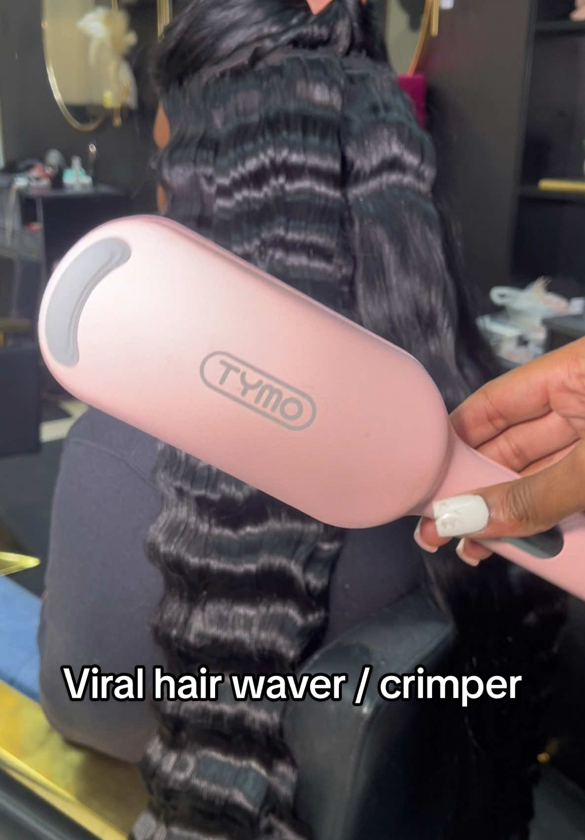 The most perfect waver / crimper ever!✨ Game changer for sure👏🏾 so easy to use, very beginner friendly im so obsessed🥰 #fyp #tiktokshopfinds #hairwaver #haircrimper #tymobeauty 