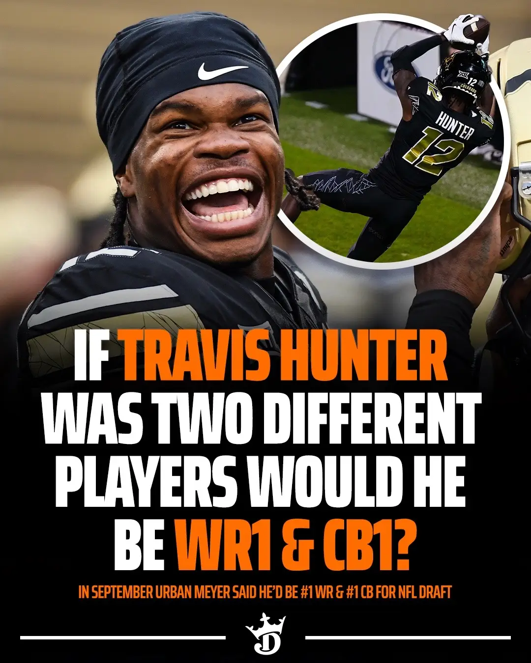 Do you agree with Urban Meyer’s thoughts about Travis Hunter in the NFL Draft? 🤔 (🎥: CUBuffsFootball/X) #travishunter #coloradofootball #deionsanders #coachprime #skobuffs #cubuffs 