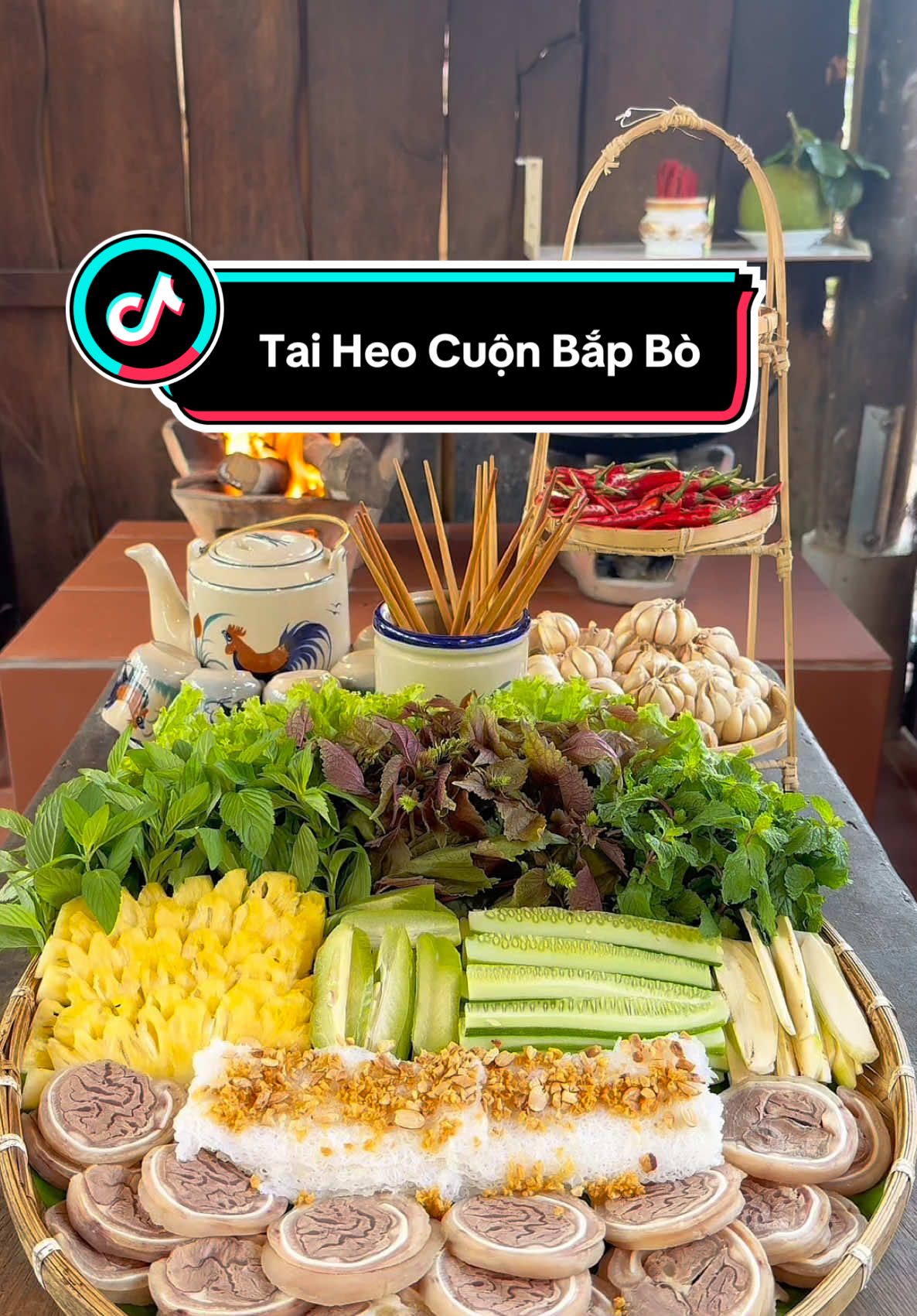 Tai Heo Cuộn Bắp Bò thêm một món ngon vào thực đơn ngày Tết #AnCungTikTok #xuhuong #LearnOnTikTok #HuongMienTay #nauan #monngonmoingay #taiheocuonbapbo #monngonngaytet