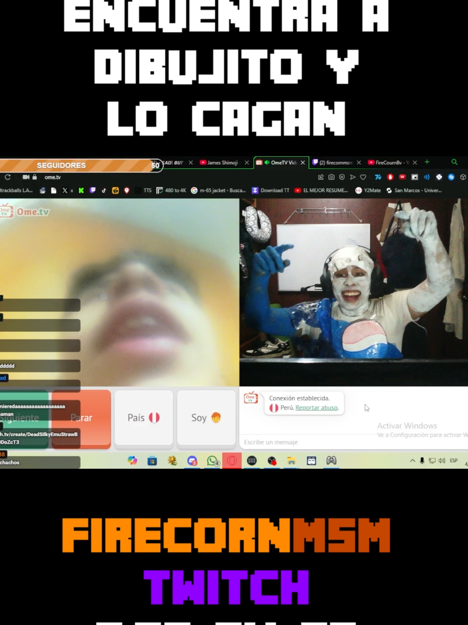 YA PERO QUIEN CHCH4 ERES? @marionfsm #firecornmsm #fyp #streamer #perú #twitch #peru🇵🇪