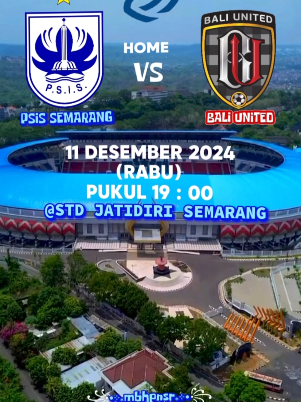 Back to Jatidiri 🏟️💙 , cari 3 poin insyaallah ga sulit lagi @psisfcofficial #psissemarang #psis #versus #baliunited #sepakbola #semarang #semarangpride #yohisoyoh #fyp #foryou #fypage 