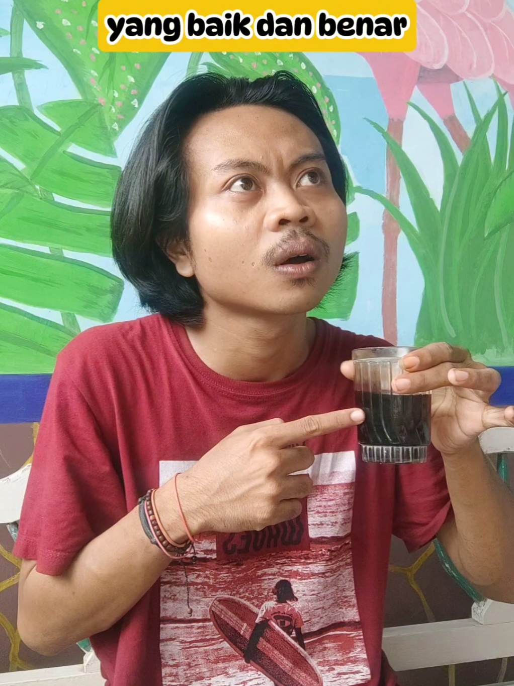 tutorial minum kopi #komedi #bangudin #triokamvret 