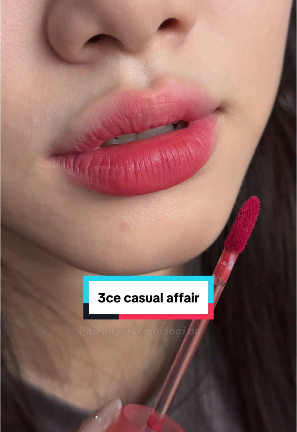 3ce Casual affair màu son đẹp mà lên video hơi muộn 🥹  #songiagoc #3ce #3ceblurwatertint #3cecasualaffair 