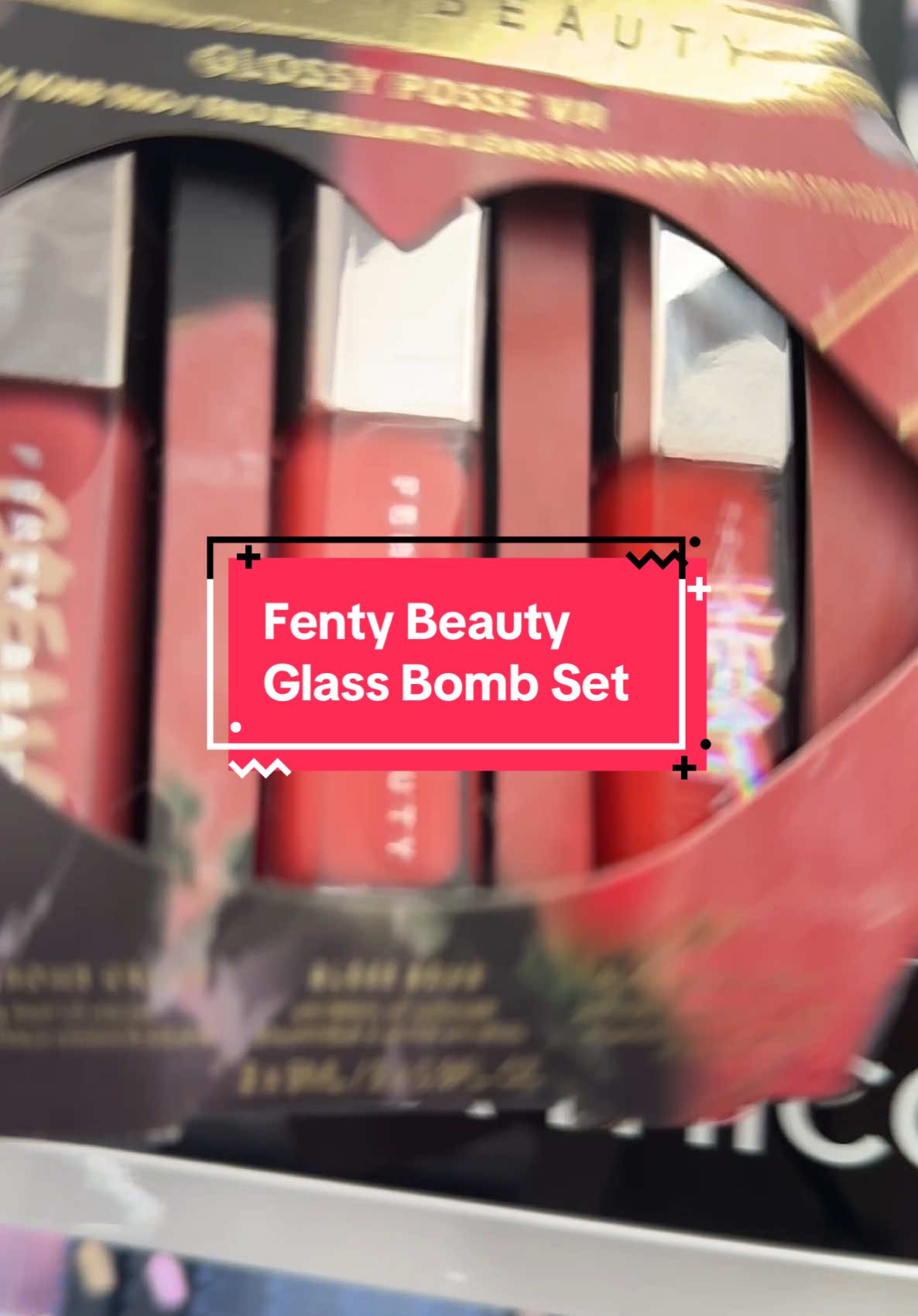 Wow!! Fenty beauty Glossy Posse Volume Full-Size Gloss Bomb Trio 25% off!!! #fentybeauty #lipstick #lipgloss #tiktokshopholidayhaul   #ttsbeautybesties #ttstakeover #ttsbeautykit #holidaysets #giftforher 