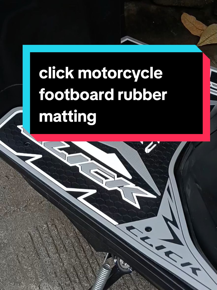 motorcycle click 125i 150i quality motorcycle footboard rubber matting nonslip #clickrubbermatting #footboardrubbermating #tiktokfyp #tiktokviralvideo #tiktokshopph 