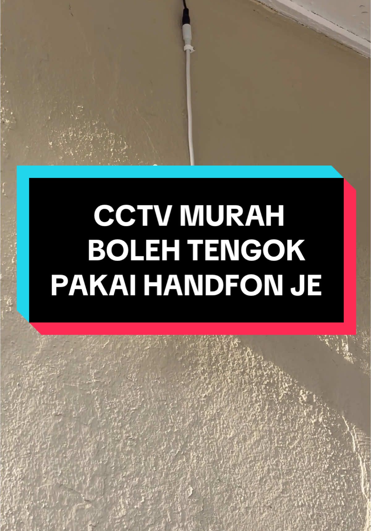 Zaman sekarang elok pakat pasang CCTV untuk keselamatan rumah,harga pun murah siap boleh tengok dkt henfon lg…#cctvcamera #cctvfootage #cctvsrihome 