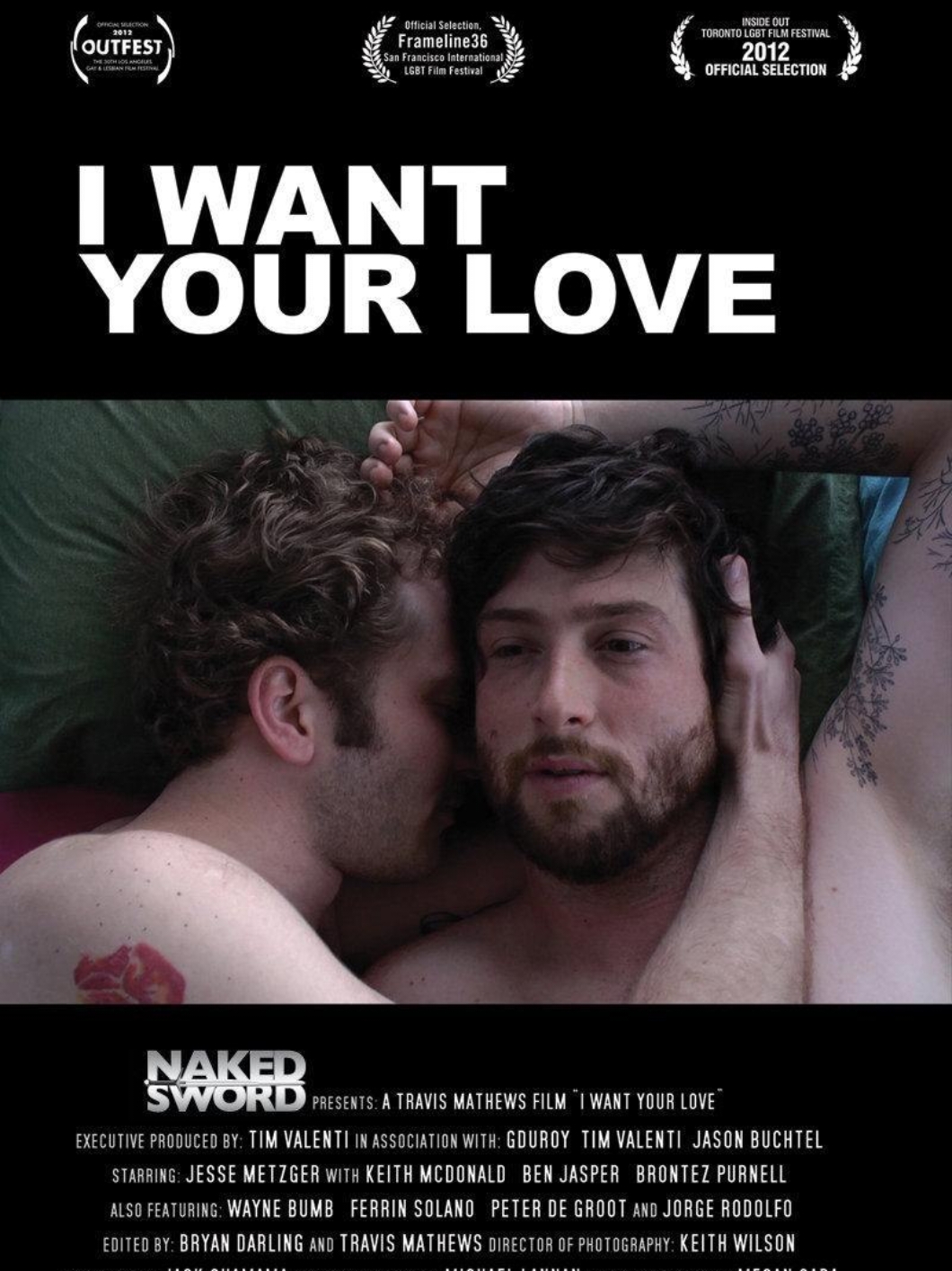 I Want Your Love (2010) by Travis Mathews  #gay #shorts #films #cinema #shortfilms  Two best #friends playfully negotiate their way toward having sex together for the first time. It's a familiar scenario that most gay men can relate to, and one not as uncomplicated as these two friends would prefer.