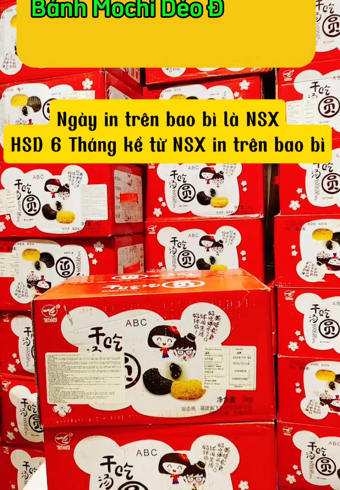 Bánh Mochi ăn Tết gọi là quá hợp đi ạ 🥰 HSD xa tít #mochi #mochideo #Tet #banhkeotet #tet2025 #xuhuong #tiktok 