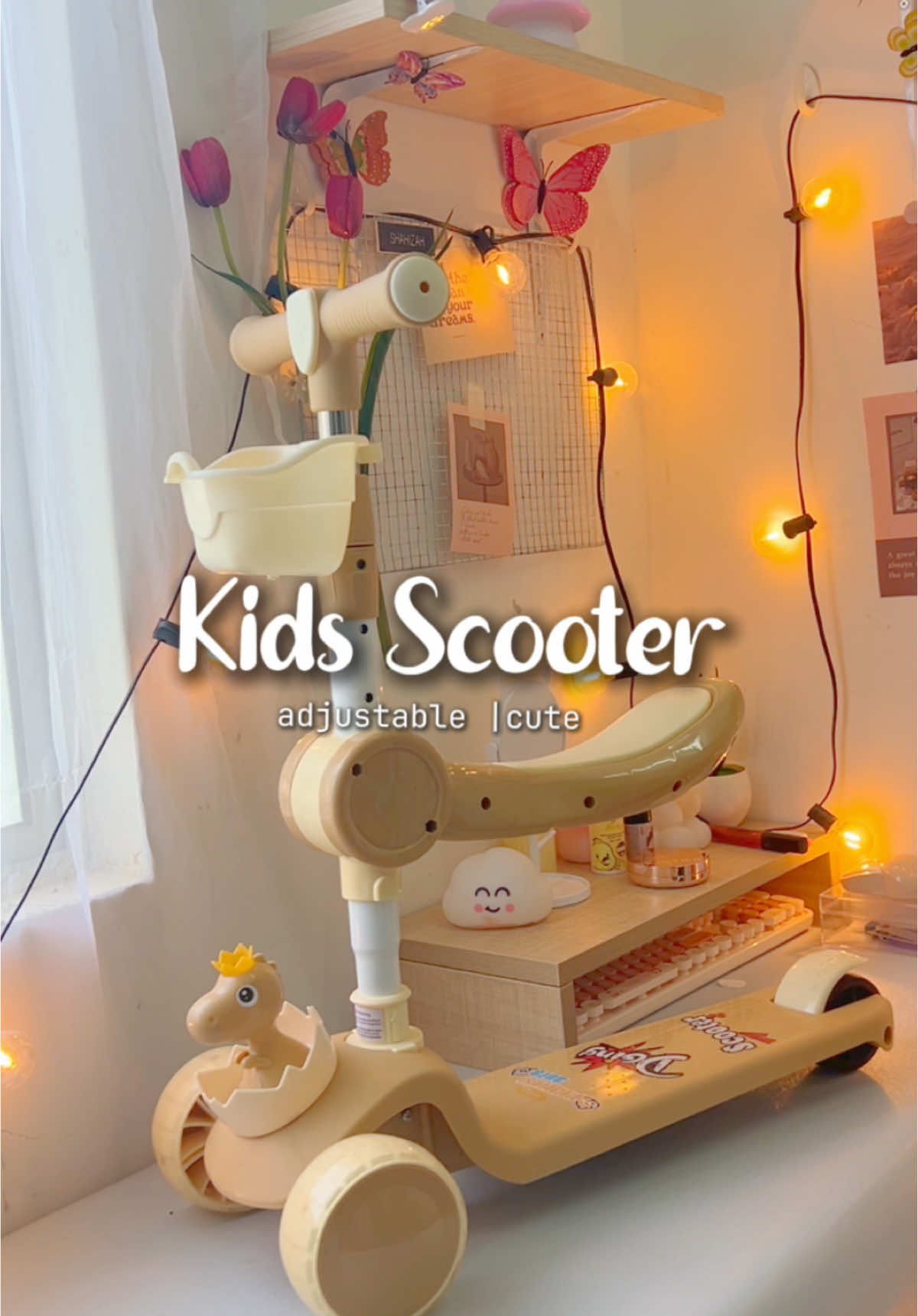 Scooter kanak-kanak yang recommended. Cute dan sgt senang nak pasang. #scooter #kidscooter #motorkanakkanak #kids #kidstoys 