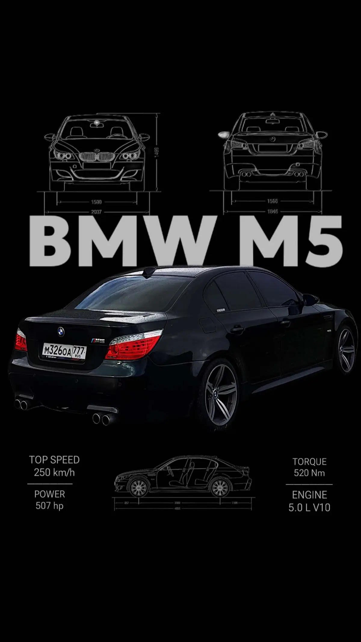 #BMW #M5 #E60 #V10 