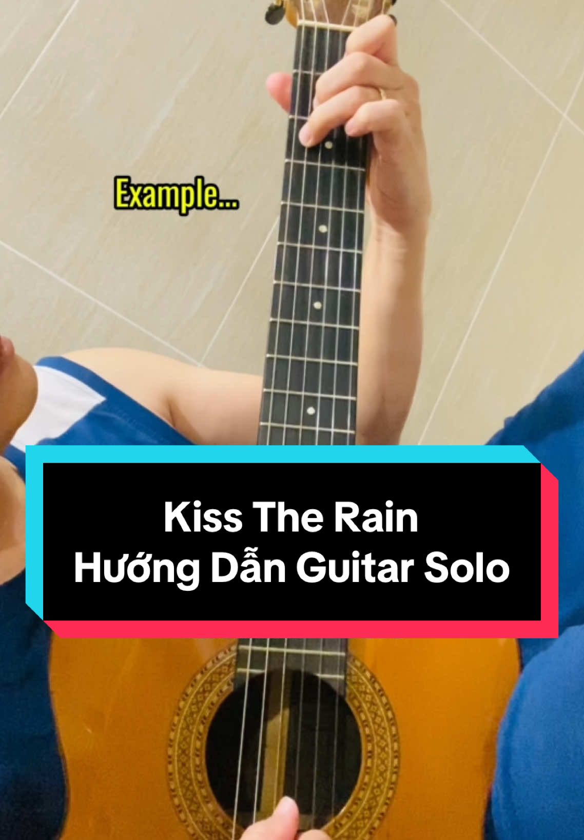 Kiss The Rain - Hướng dẫn guitar solo - Phương pháp 4 bước Solo Apu cực dễ #kisstherain #guitarsolo #huongdan 