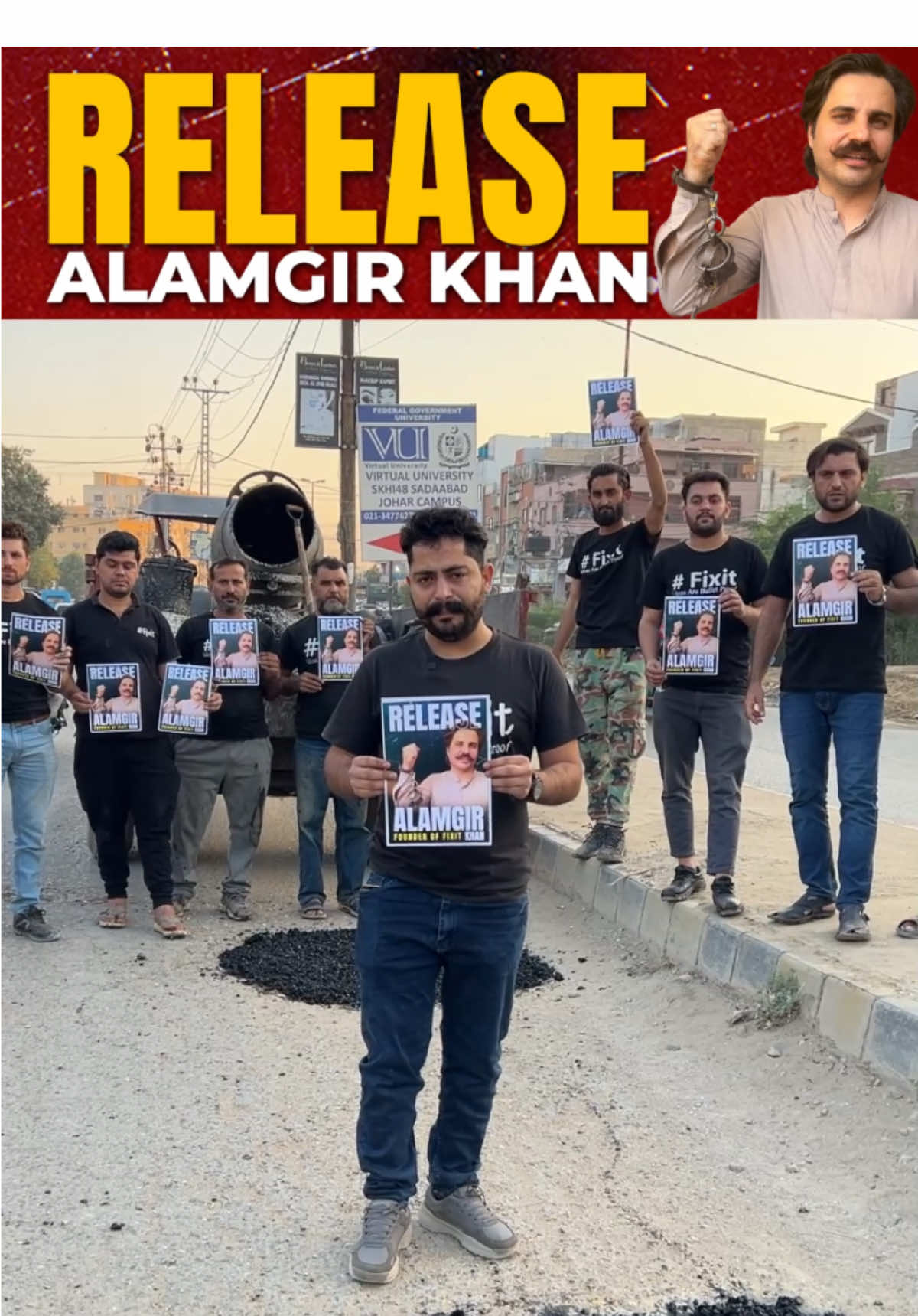 کیا انسانیت کی خدمت کرنا جرم ہے؟ #releaseAlamgirKhan