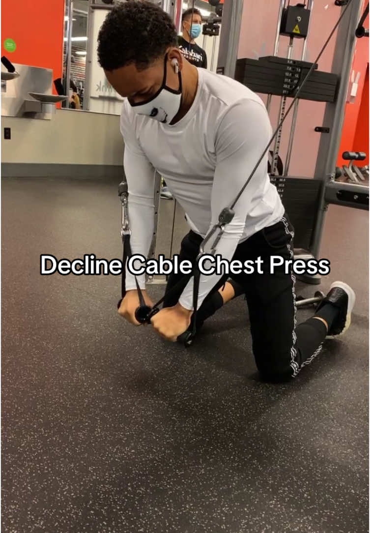 An Elite Chest Move! #fitnesspirate #cables #chestpress #chestday #cablepress #declinepress #chest #upperbodyworkout #gym #blink #blinkfitness #batman #joker #fitover30 #fit 