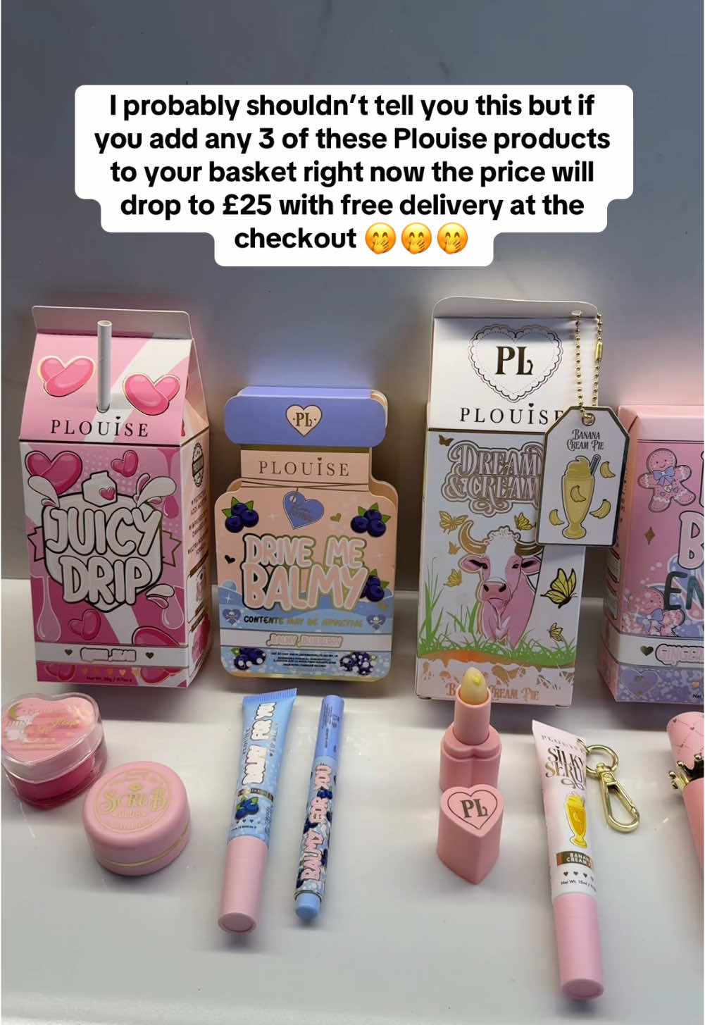 It works on any combination of these products in any flavour! 😍 #tiktokmademebuyit #giftideas #plouise 