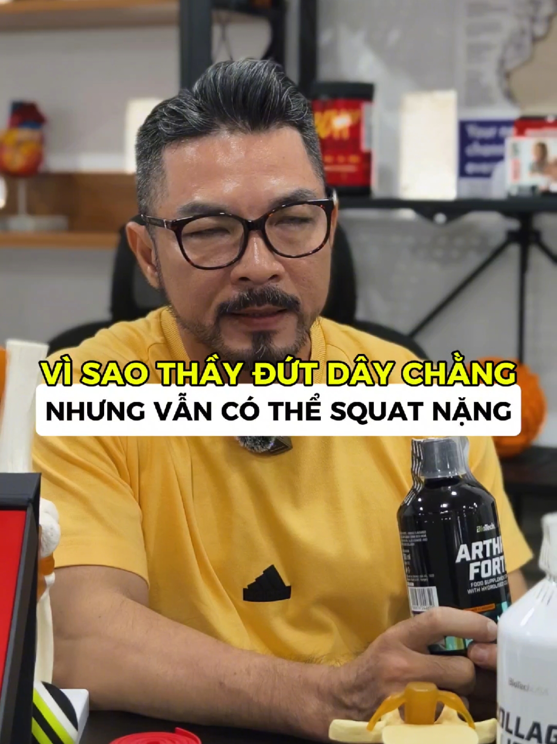 Vì sao thầy đứt dây chằng nhưng vẫn có thể squat nặng ? #Fitness #MasterBaoNguyen #ASSA #Gym #PhD 