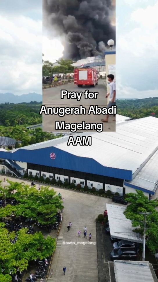 terjadi musibah kebakaran di pabrik garmen PT aam tempuran Magelang , semoga mandali dan lekas membaik  #fyp #prayfor #kebakaran #pabrikgarmen #ptanugerahabadimagelang #magelang24jam #fypシ゚ #sad 