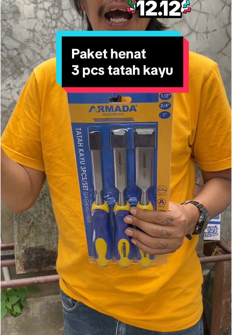 Paket tatah 3 pcs #tukangkayu #kayu #TikTokAwardsID #tatah #furniture #promoguncang1212 #megaguncang1212 #cuantanpabatas #renosteelshop #kayujati #alattukang #alatpertukangan #alattukang